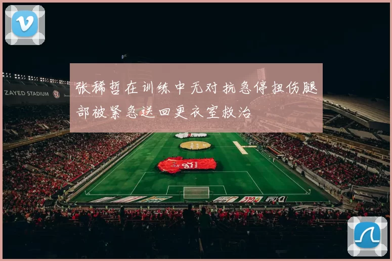张稀哲在训练中无对抗急停扭伤腿部被紧急送回更衣室救治